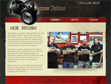 Tablet Screenshot of acmetattoostudio.com